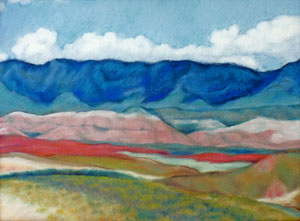 Arizona pastel painting