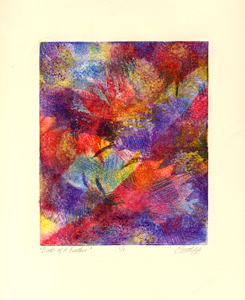 Birds of a Feather monotype