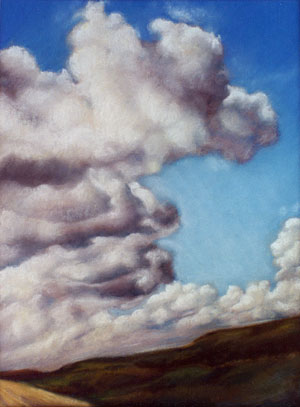 Kansas Skies 7 pastel painting