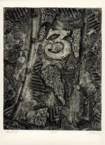 Old No3 Collagraph print