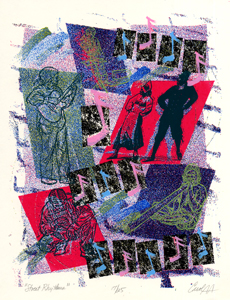 Street Rhythms screen print